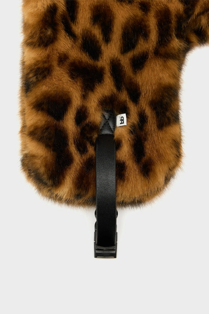 Bellerose Epka Leopard Print Trapper Hat