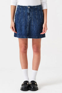 Seventy + Mochi Noah Denim Mini Skirt - The Mercantile London