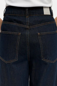 Object Isira Dark Blue Denim Cuffed Jeans