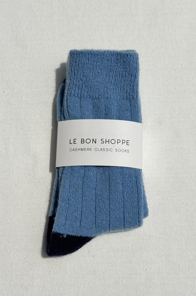 Le Bon Shoppe Classic Cashmere Bluebell Socks