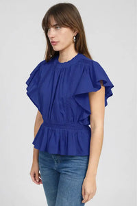 An'ge Salekina Indigo Blouse - The Mercantile London