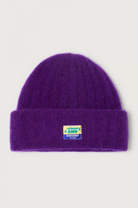 American Vintage Vitow Aubergine Beanie