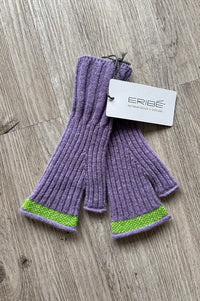 Eribé Bowden Dahlia Ribbed Open Mitt - The Mercantile London
