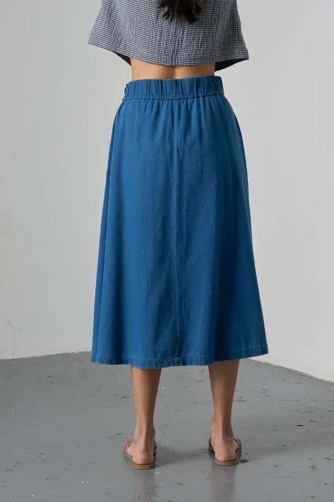 Bibico Wander Indigo Denim Skirt - The Mercantile London