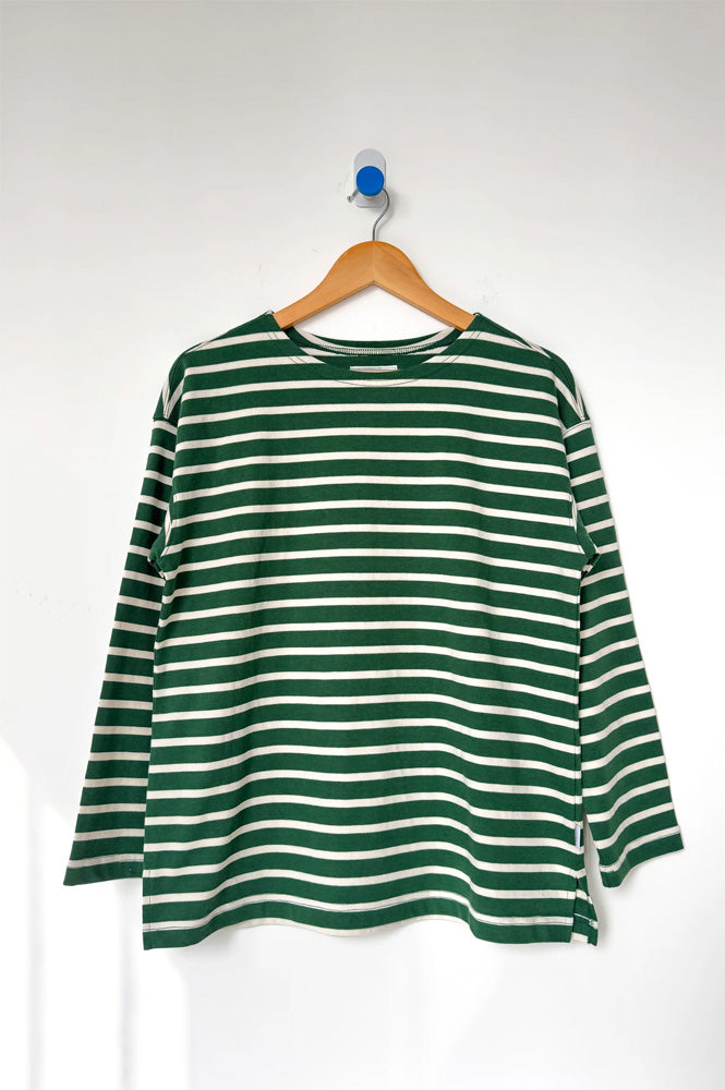 Le Bon Shoppe Marseilles White Stripe On Pine Top