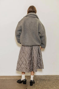 Project AJ117 Grey Teddy Jacket - The Mercantile London