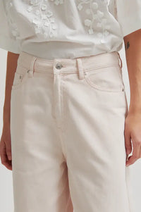Second Female Reece Crystal Pink Barrel Leg Jeans - The Mercantile London