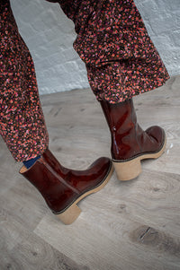 Petite Mendigote Clara Penny Brown Ankle Boots - The Mercantile London