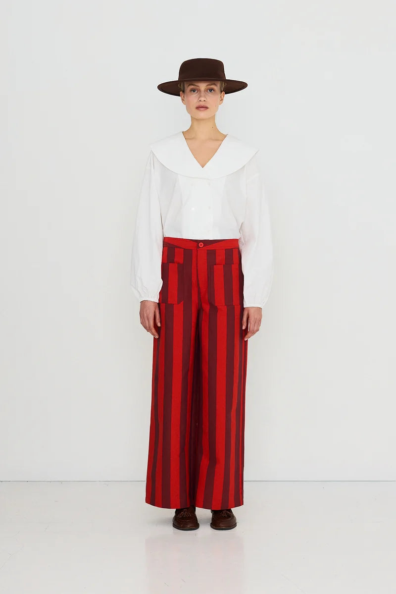 The Tiny Big Sister Wide Stripes Trousers