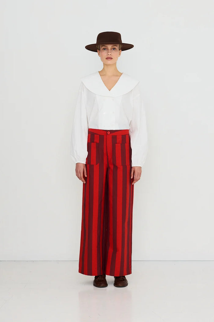 The Tiny Big Sister Wide Stripes Trousers