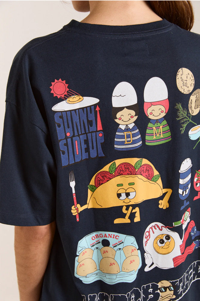 Damson Madder All Day Breakfast T-Shirt