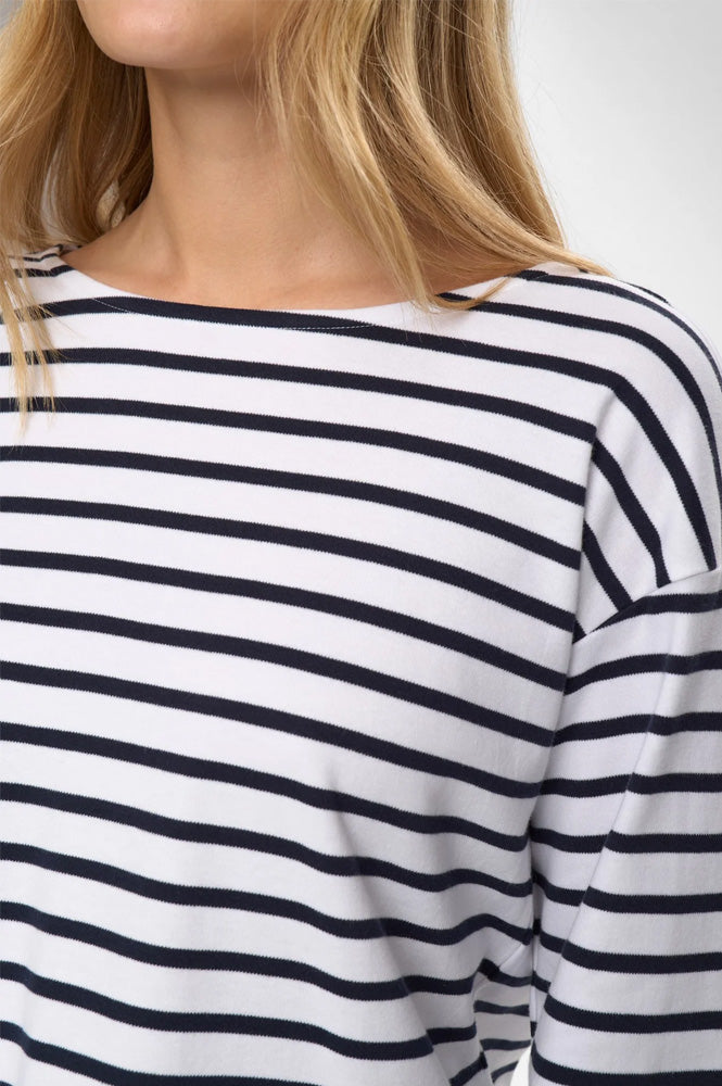 Numph Hira Dark Sapphire Long-Sleeve Blouse