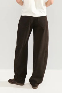 Numph Amsterdam Black Coffee Barrel Leg Jeans