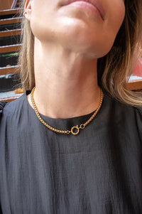 Ashiana London Dakota Chunky Gold Choker Necklace