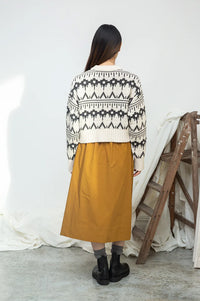 Beaumont Organic Sugi-Sue Ecru Marl Cardigan - The Mercantile London