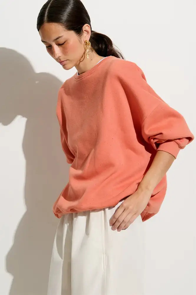 Sessùn Chebbi Guava Oversized Sweatshirt