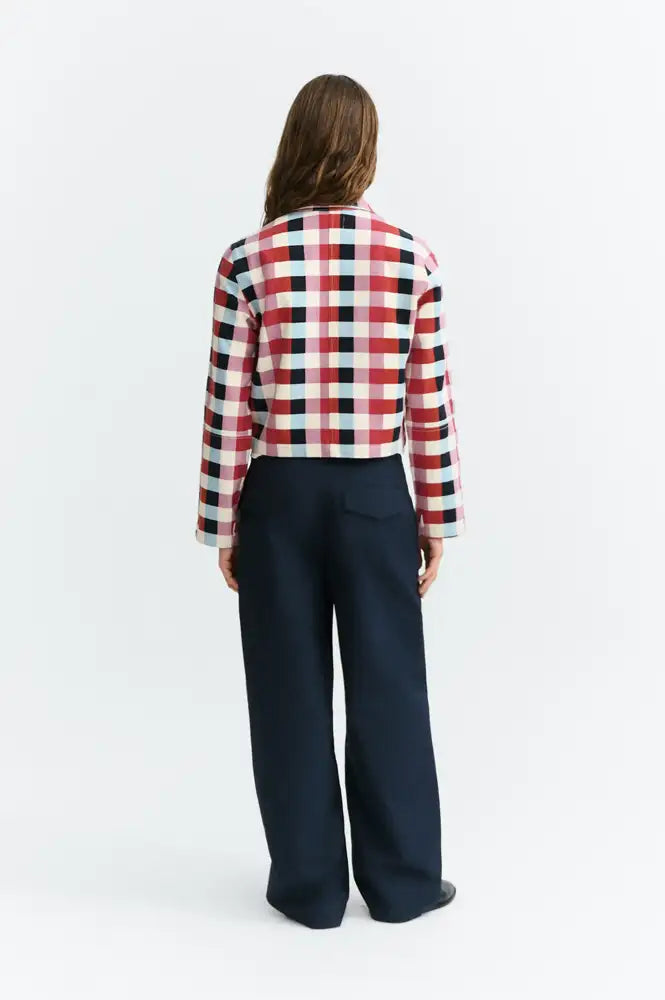 Thinking Mu Astrid Cheshire Checks Jacket