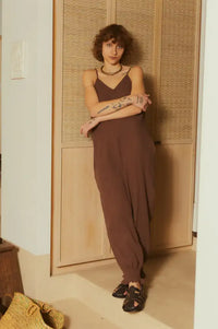 L.F. Markey Tineke Chocolate Jumpsuit