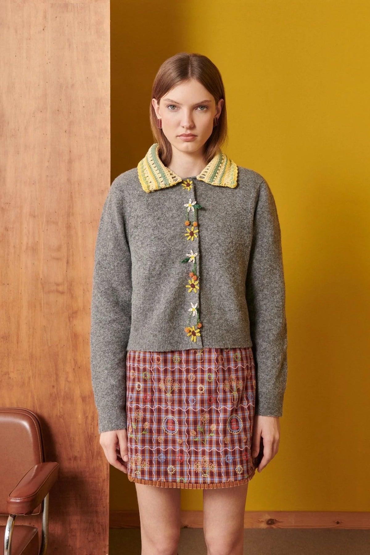 Celia B Amani Grey Cardigan