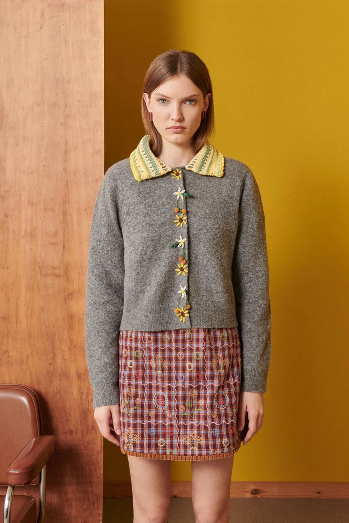 Celia B Amani Grey Cardigan