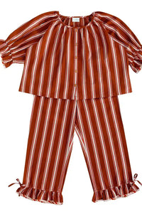 Projektityyny Cocoa Berry Striped Bloomer Trousers