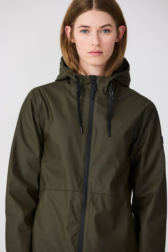 Tantä Vand Khaki Waterproof Jacket - The Mercantile London