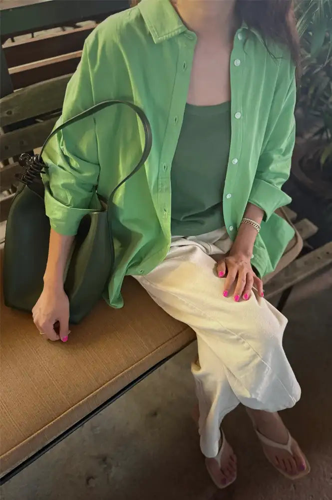 Le Bon Shoppe Owen Green Shirt