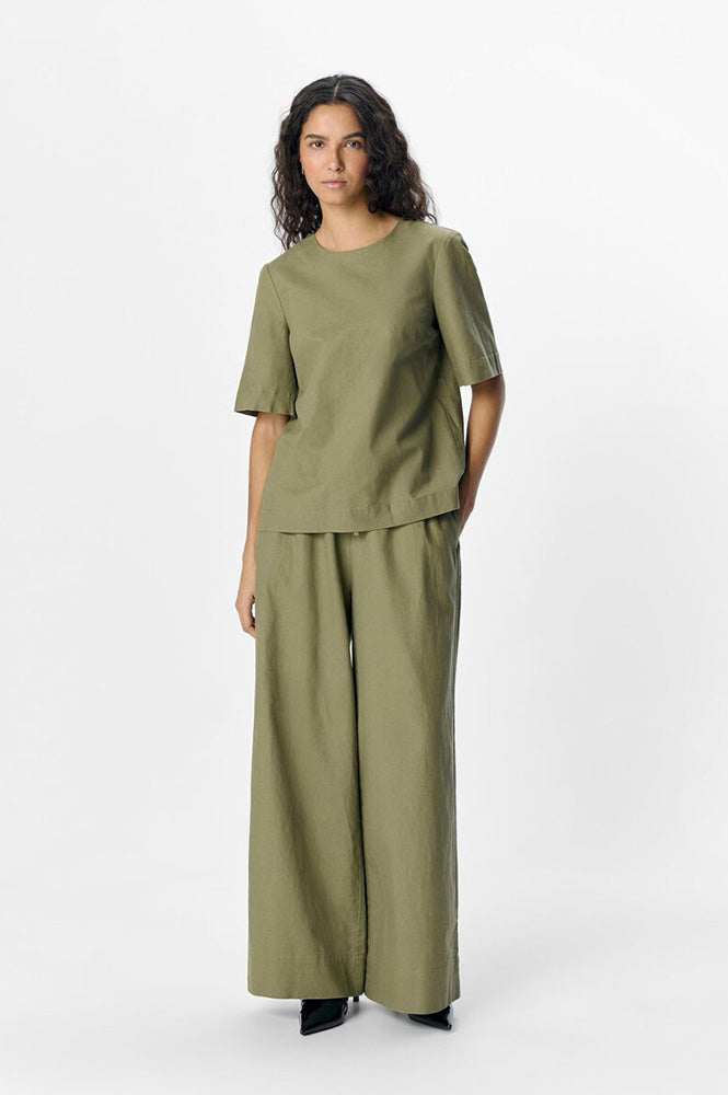 Object Viggo Capulet Olive Trousers - The Mercantile London