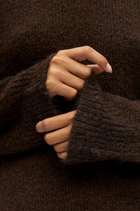 Object Saggia Seal Brown Jumper - The Mercantile London