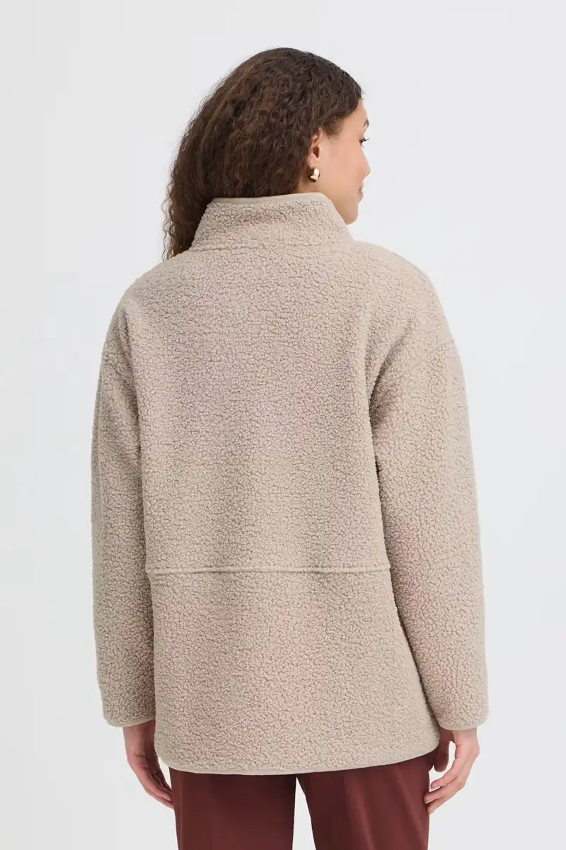 Fransa Gwynne String Sherpa Jacket