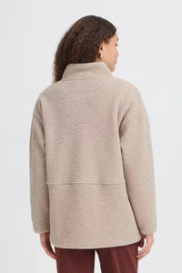 Fransa Gwynne String Sherpa Jacket