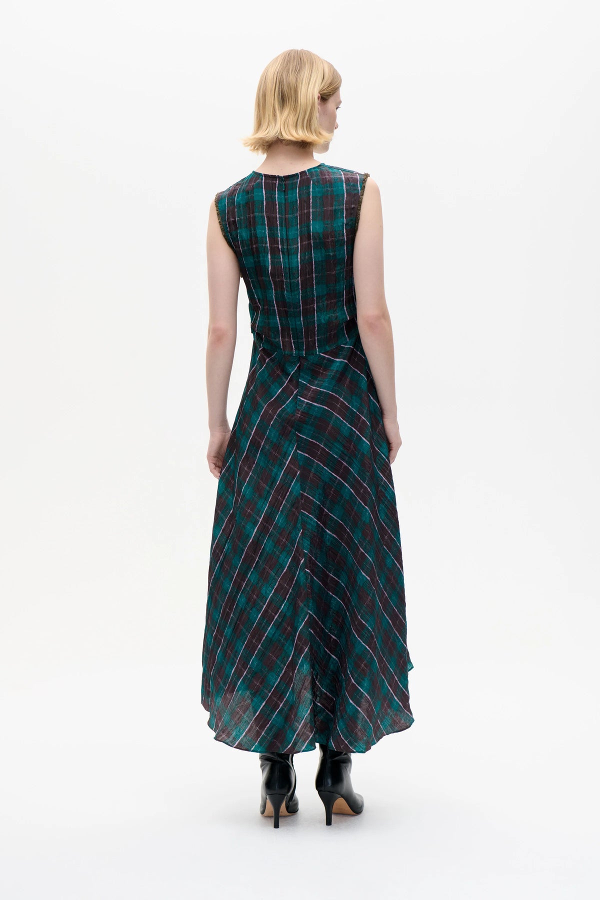 Baum Und Pferdgarten Atina Brown & Green Check Dress