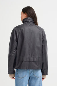 ICHI Ganilo Navy Jacket - The Mercantile London