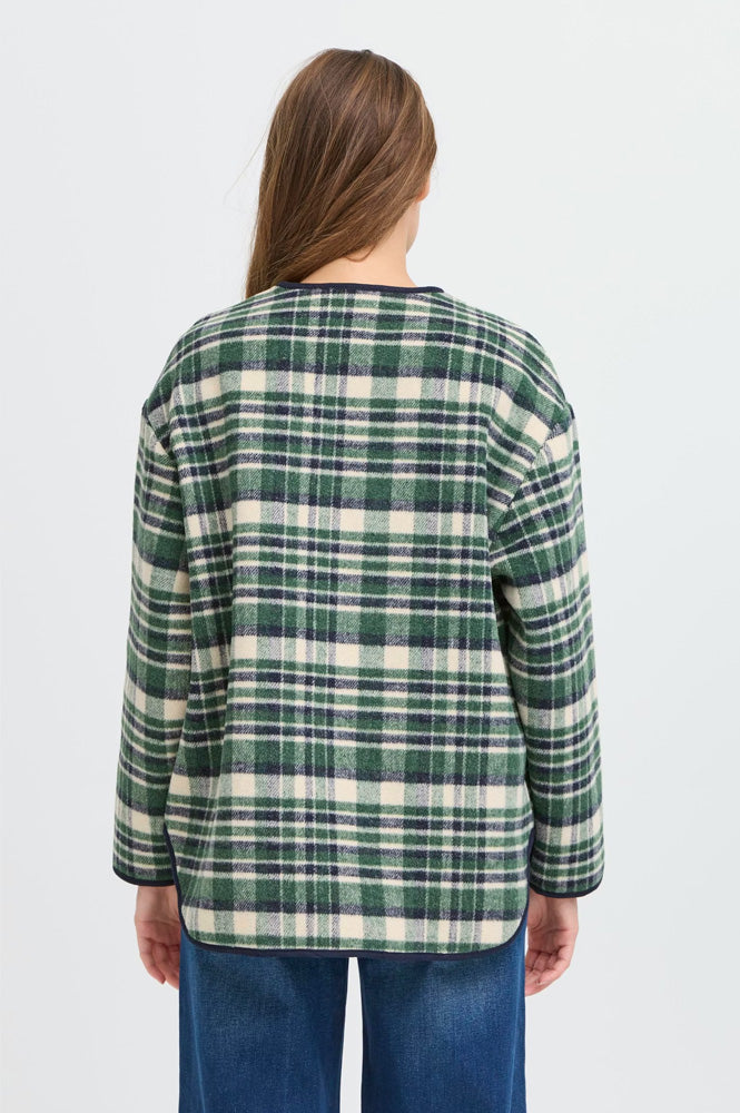 ICHI Johanna Pineneedle Checkered Jacket