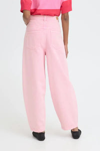 ICHI Avena Cameo Pink Jeans - The Mercantile London