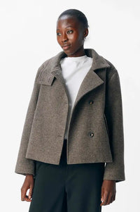 Object Kiki Morel Grey Short Jacket