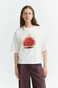 Thinking Mu Figa White Lena Tee