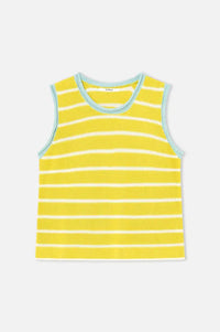Dr Bloom Chupito Gold Knitted Vest - The Mercantile London