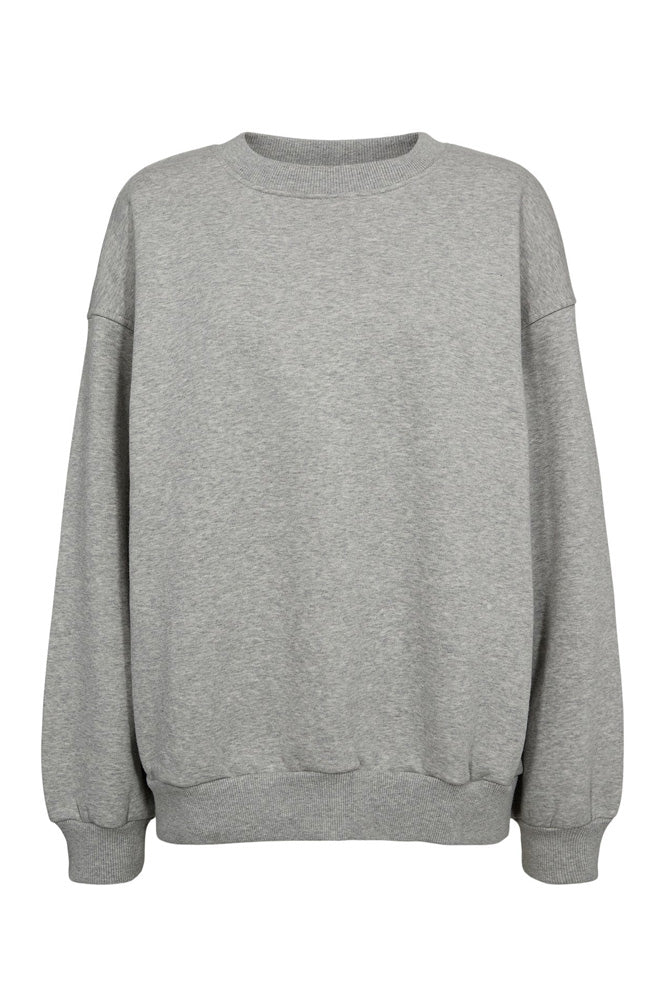 Numph Bissa Light Grey Sweatshirt - The Mercantile London