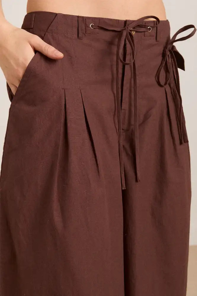 Damson Madder Tatiana Chocolate Culottes