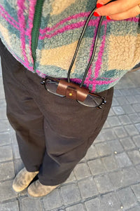 Kate Sheridan Date Leather Glasses Lanyard