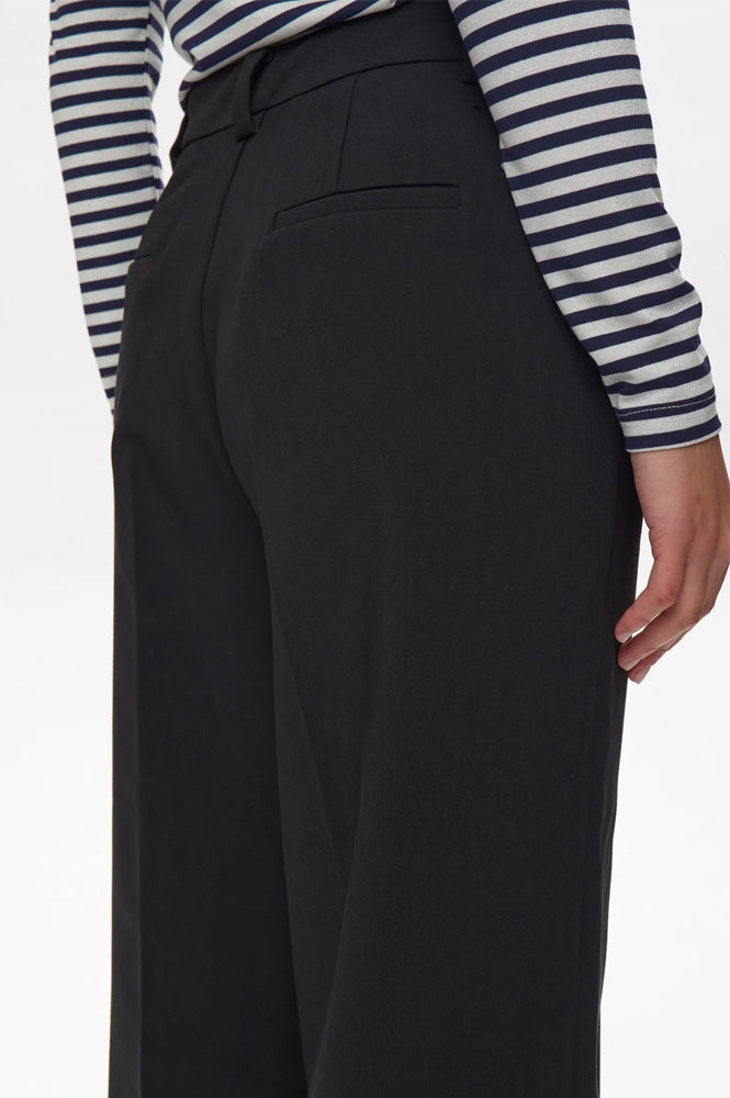 Numph Almut Caviar Suit Trousers - The Mercantile London