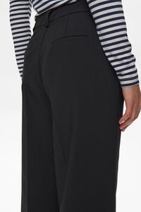 Numph Almut Caviar Suit Trousers - The Mercantile London