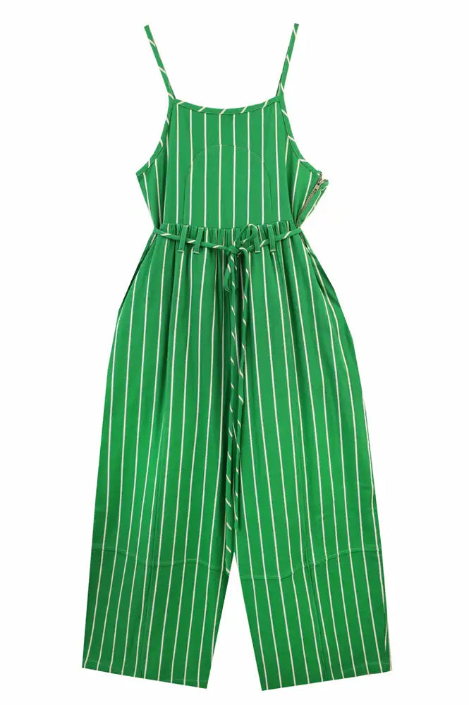 L.F. Markey Tomasin Grass Stripe Overalls - The Mercantile London