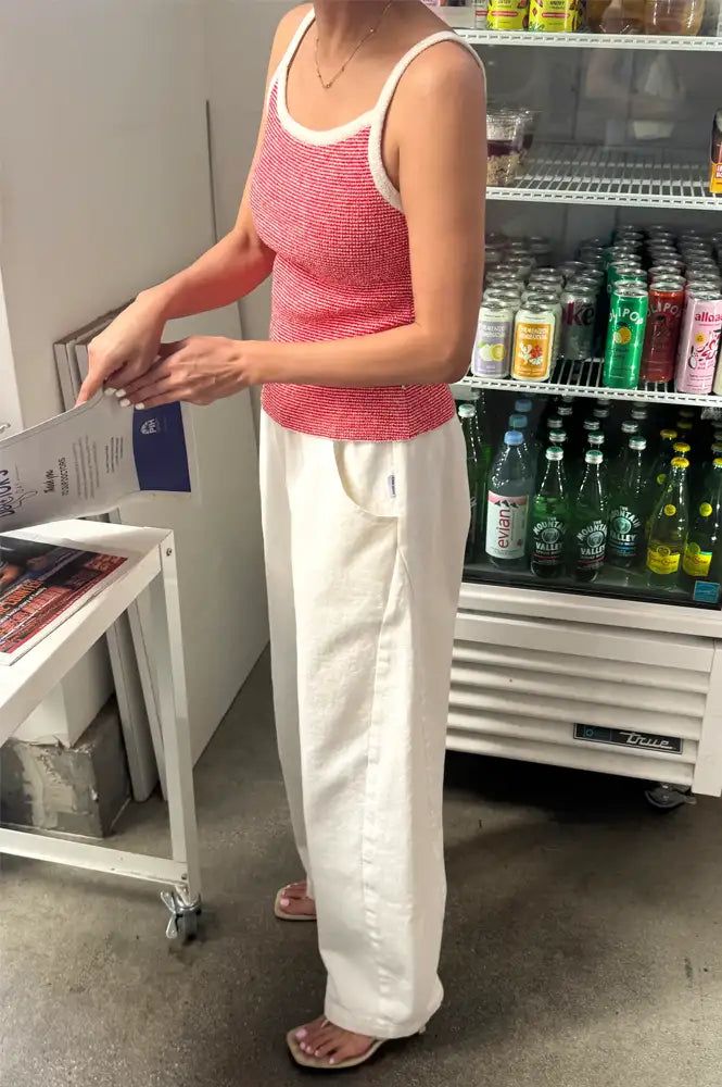 Le Bon Shoppe Lily Red Stripe Sweater Cami - The Mercantile London