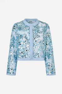 Baum Und Pferdgarten Bethina Kentucky Blue Sequin Jacket - The Mercantile London