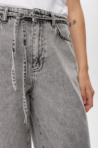 Numph Brooklyn Light Grey Denim Jeans - The Mercantile London