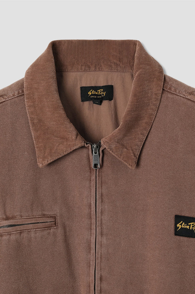 Stan Ray Washed Acorn Collared Bomber Jacket - The Mercantile London