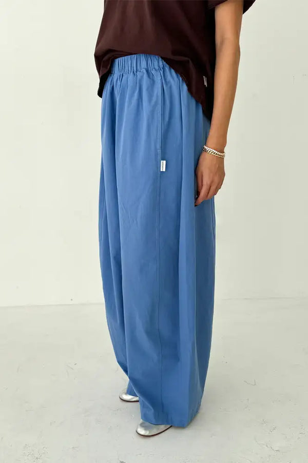 Le Bon Shoppe Slate Blue Parachute Pants - The Mercantile London