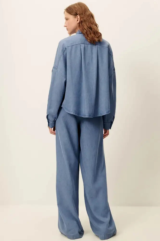 Sessùn Balanca Blue Denim Shirt - The Mercantile London